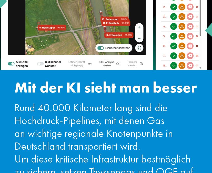 OGE Thyssengas – mit der KI sieht man besser