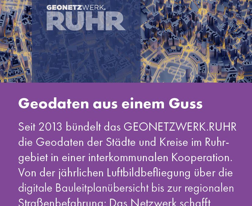 GEONETZWERK.RUHR I Geodaten aus einem Guss