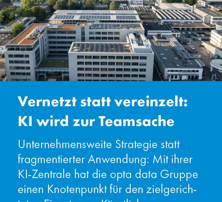 opta data – Vernetzt statt vereinzelt